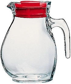 Brocca Caraffa in vetro sangria con tappo 1,5 litri bormioli