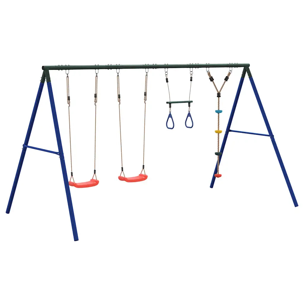 Set Gioco da Esterno con Altalene Trapezio e Altalena a Disco CFW9054894