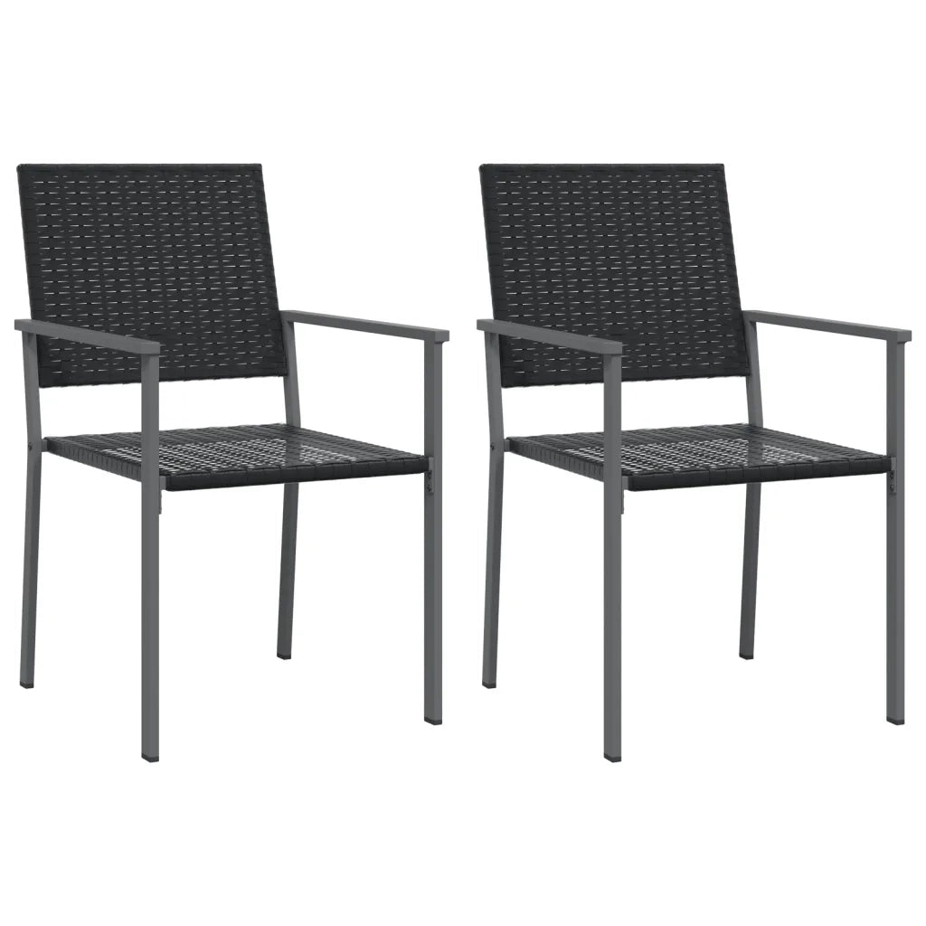 Set da Pranzo da Giardino 3 pz in Polyrattan e Acciaio 3187003