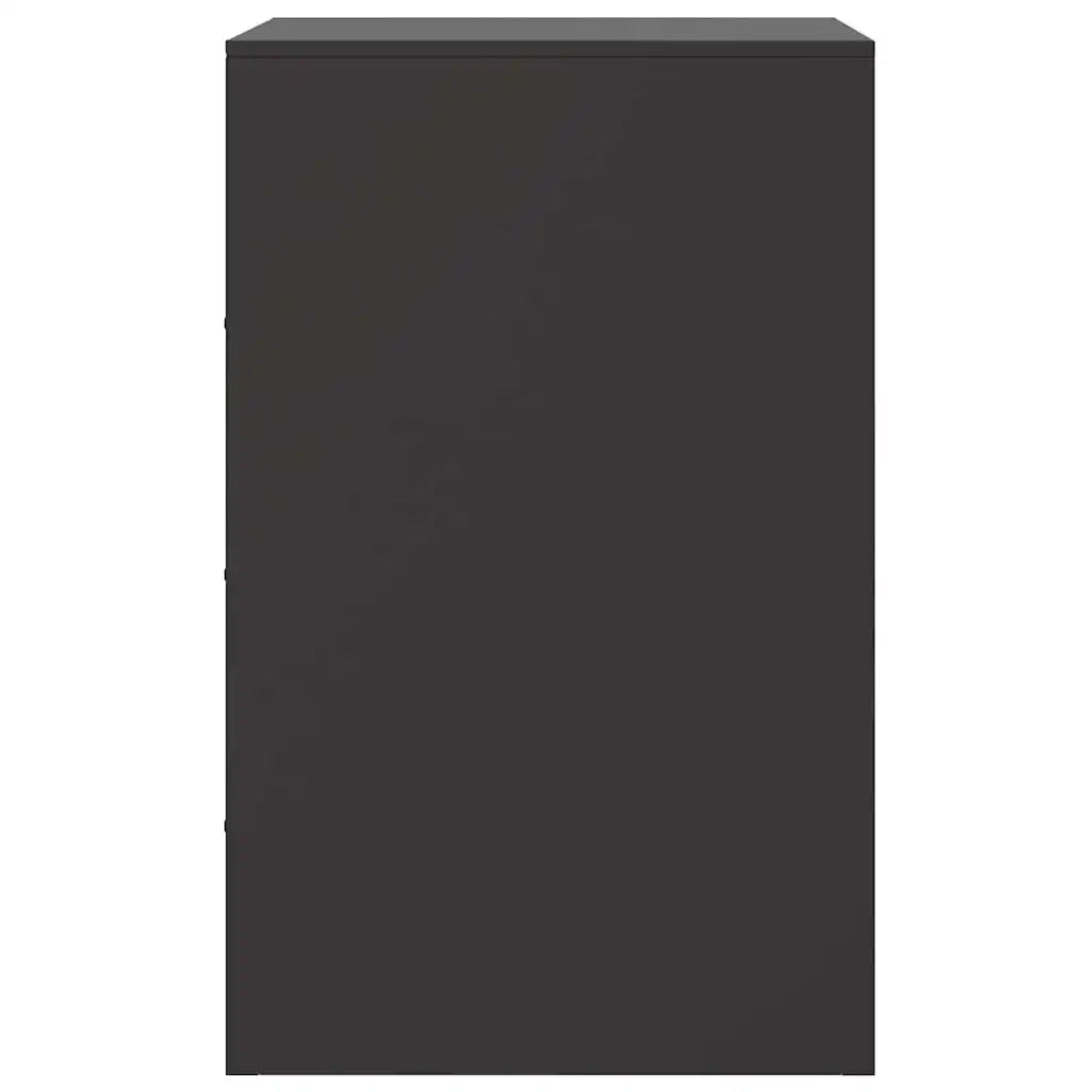 Comodini 2 pz Neri 34,5x39x62 cm in Acciaio 841776