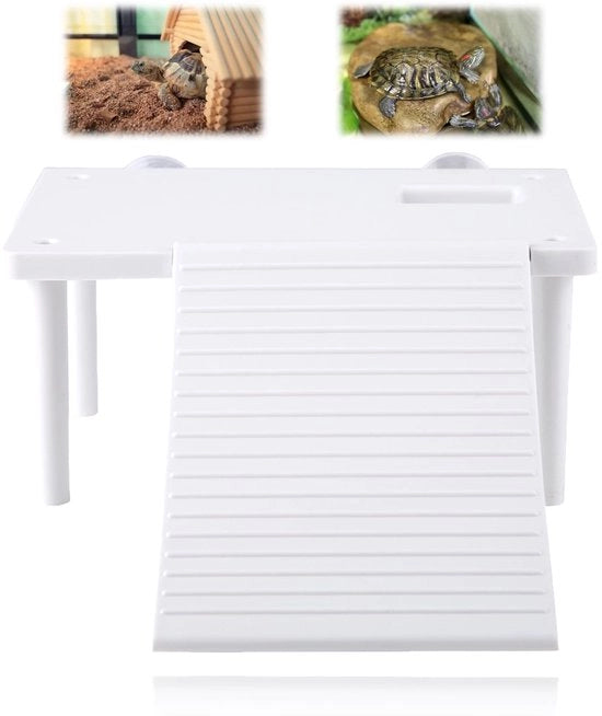 Piattaforma Galleggiante Nuova - Schildpad/ Reptili - Terrario/ Acquario - Scala di Siccità - ABS - Dimensioni 14 x 10 x 6,5 cm - Piattaforma per Schildpadden