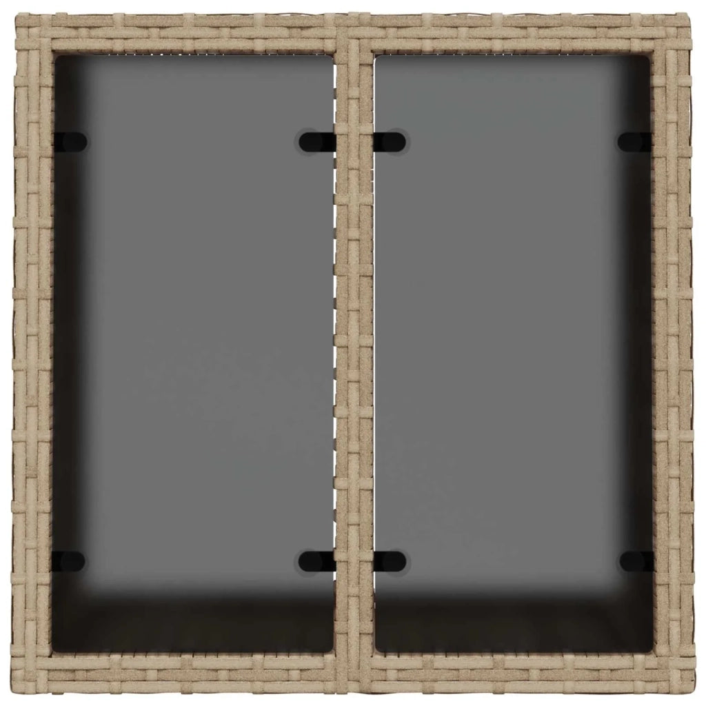 Set di divani 8 pz Beige e Bianco Crema 3448068