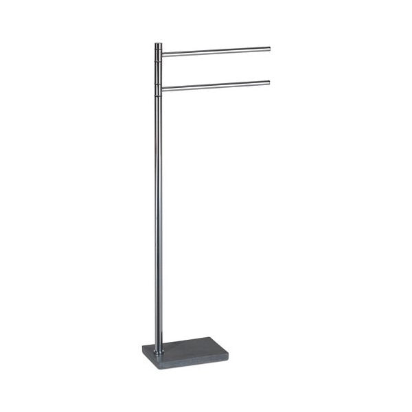 Piantana asciugamani a 2 bracci gedy ta31 08 tania grigio