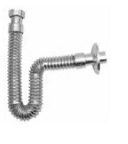 TUBO FLEX GOFLEX 1"1/4X32/40 MM C/ROSETTA CROMO - GO PLAST