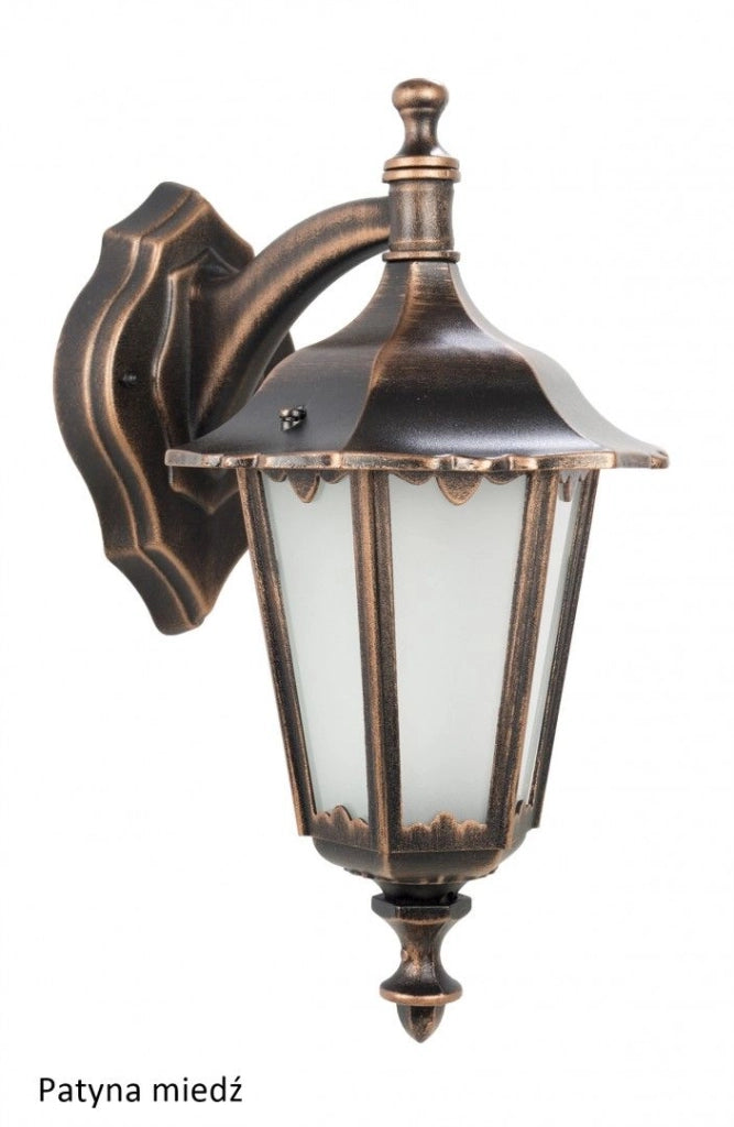 Applique esterno Retro nero 1 luce E27 IP43 SU-MA K3012