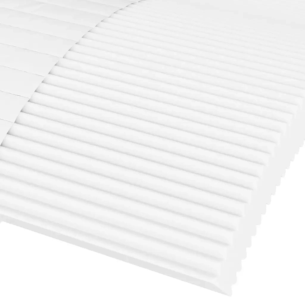 Materasso in Schiuma-Materasso per Letto Bianco 120x220 cm Durezza H2 H3