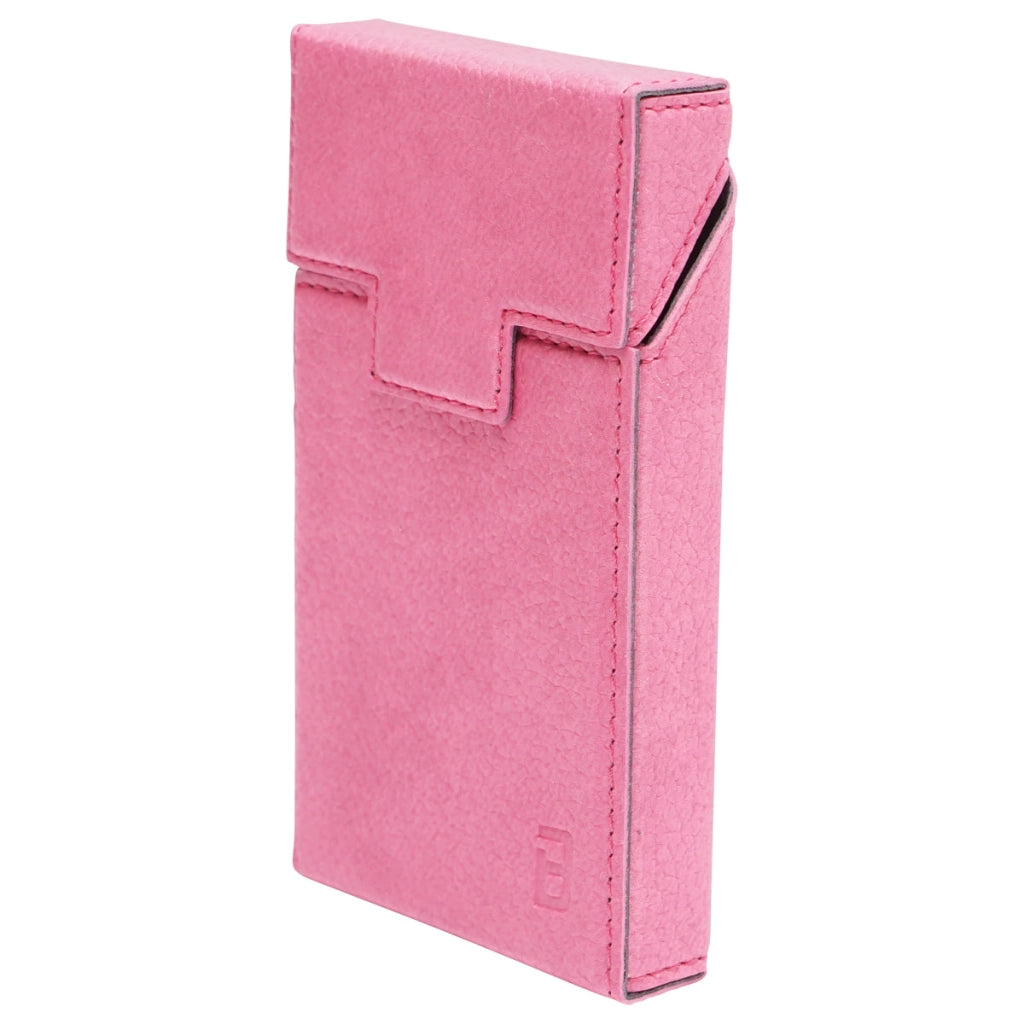 Custodia in pelle rosa per pacchetto di sigarette P34