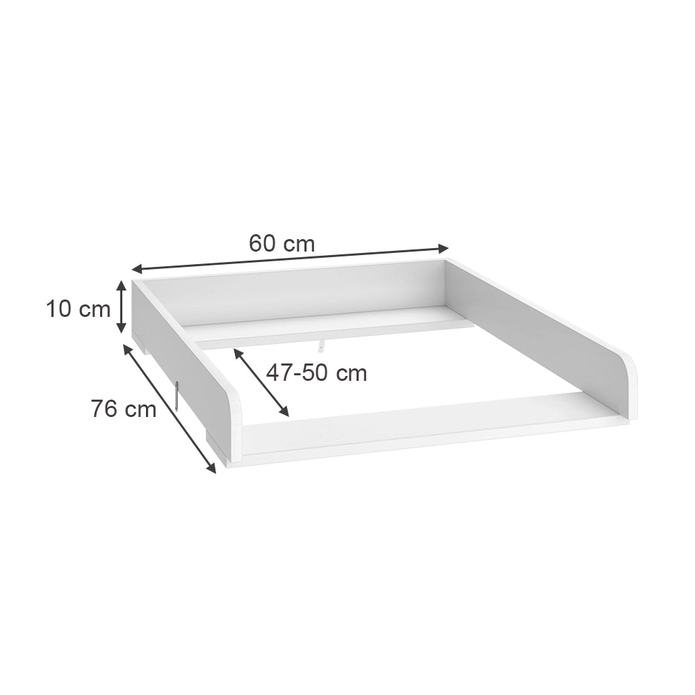 Vicco Fasciatoio Bianco 60 x 76 cm
