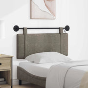 Testiera sospesa Con luce LED Grigio PU Antico 3423891