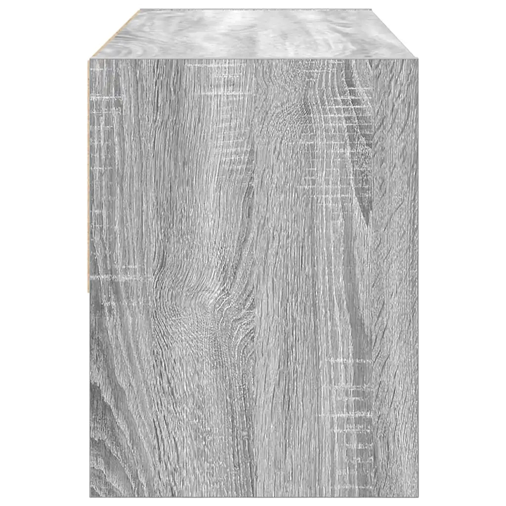 Scarpiera Impilabile Grigio Sonoma 89,5x30x40 cm 858849