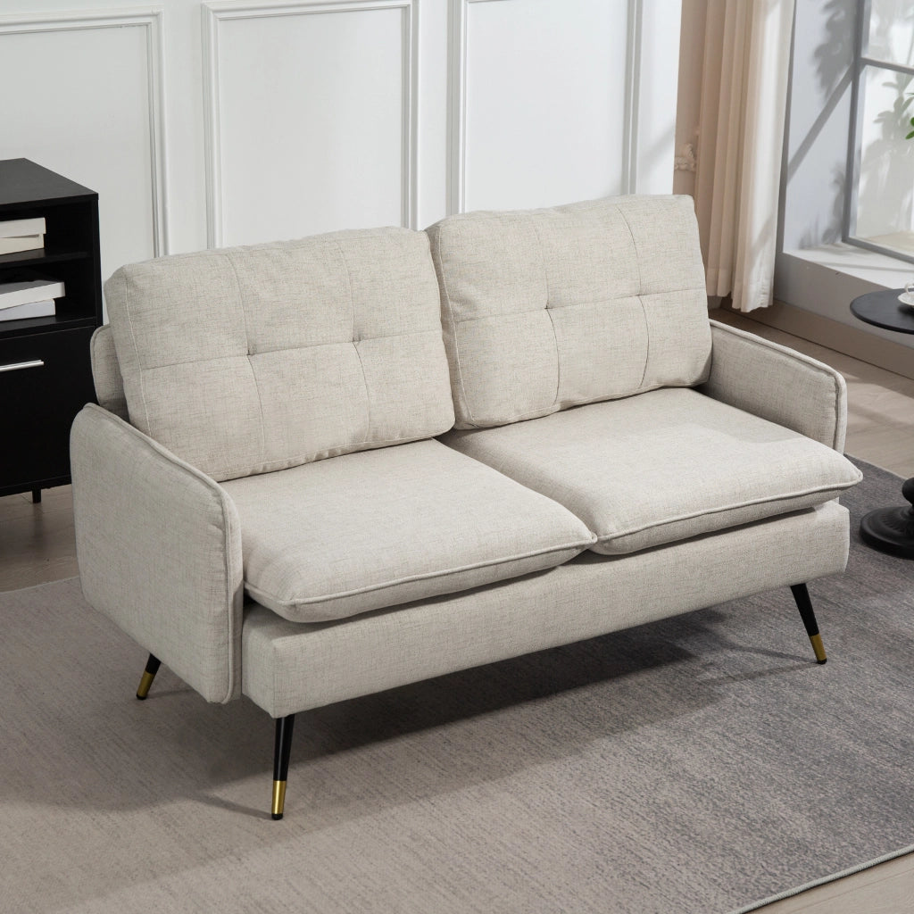 Divano 2 posti ¨C Minimal ¨C cr¨¨me 139x68x80