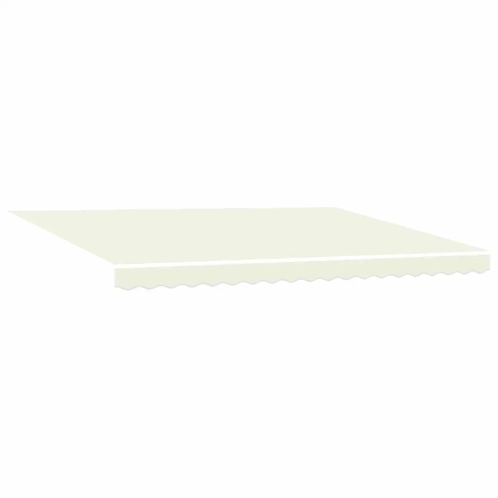 Cornice per Tenda Manuale con LED Crema e Bianco 4 × 3,5 m 3420630