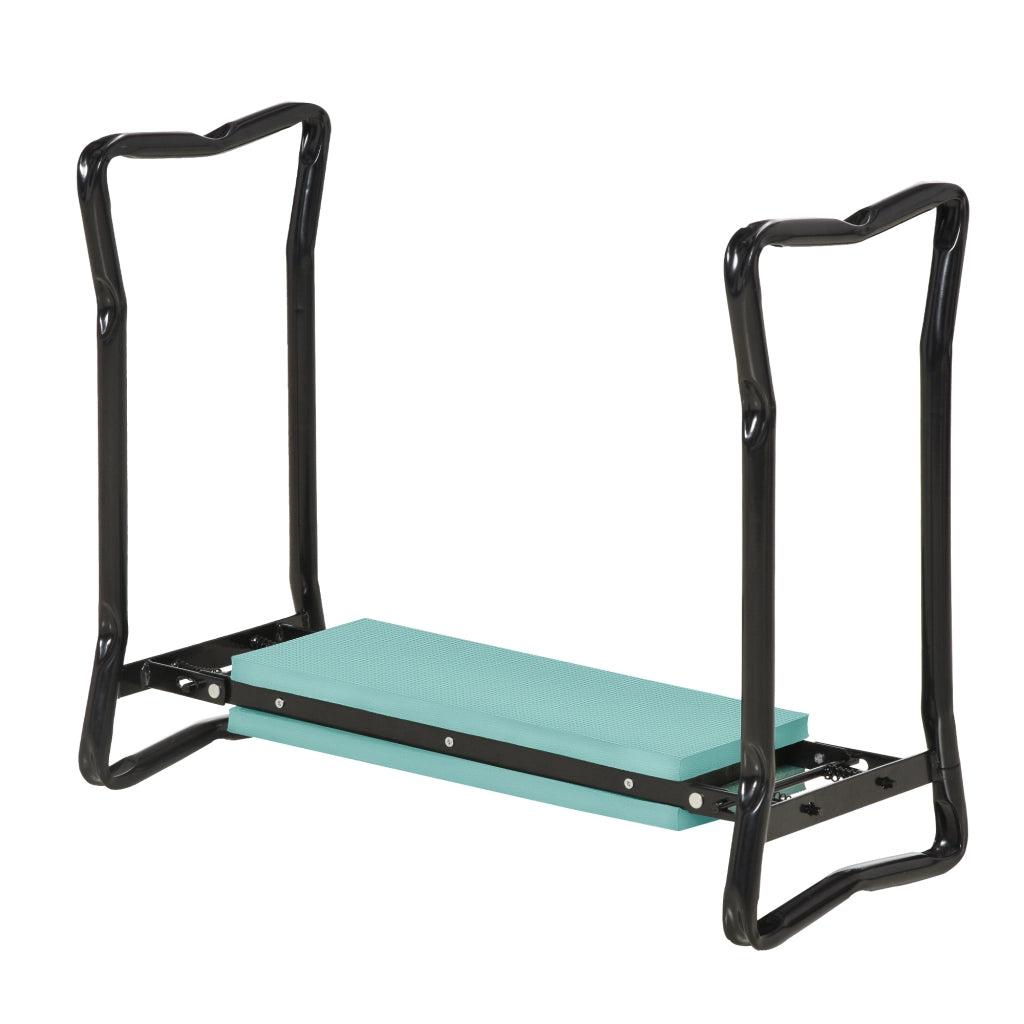 Sgabello Inginocchiatoio da Giardino Pieghevole ¨C Xylo ¨C Nero con Cuscino EVA