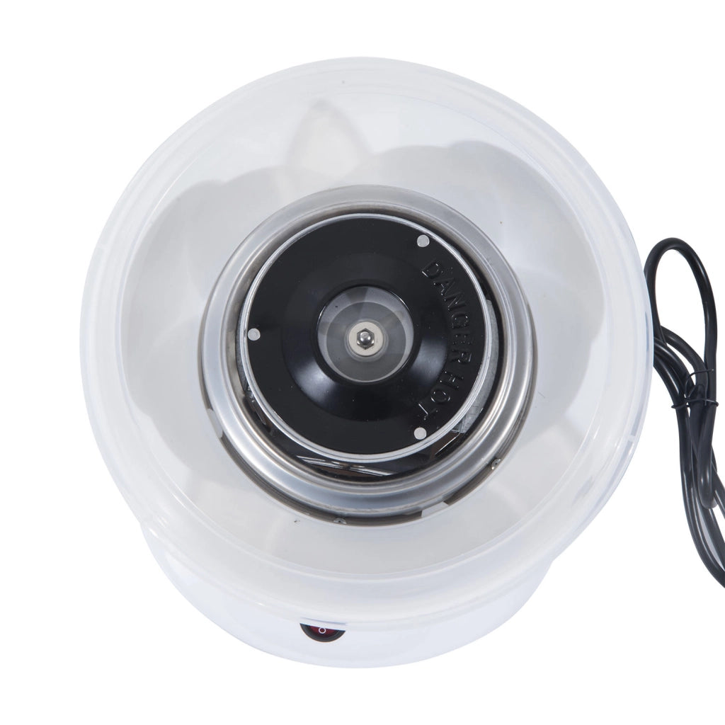 Macchina per Zucchero Filato ¨C Xylo ¨C 450W-550W Acciaio Inox Alluminio 27x26x18cm Bianco