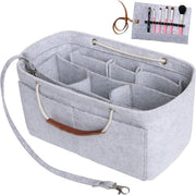 Organizzatore per donne - velluto - beige e grigio chiaro - medio
