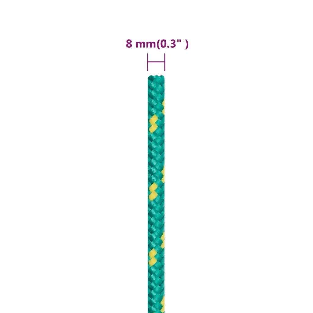 Corda per barca Verde 8 mm 500 m in Polipropilene 152717