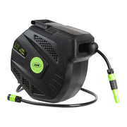 Avvolgitubo Automatico Acqua Giardino Girevole Autoavvolgente con pompa da 15 mt