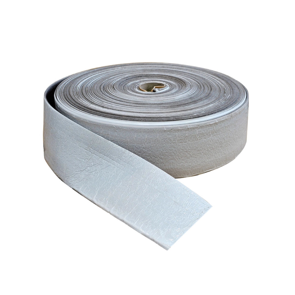 FASCIA ISOLANTE PERIMETRALE PER IMPIANTI RADIANTI A PAVIMENTO - ROTOLO DA 25 METRI - SPESSORE 6MM ALTEZZA 150 MM