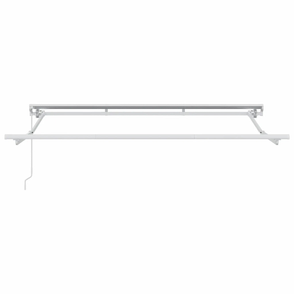 Tenda retrattile manuale Verde e Bianco 3 x 2,5 m 3420229