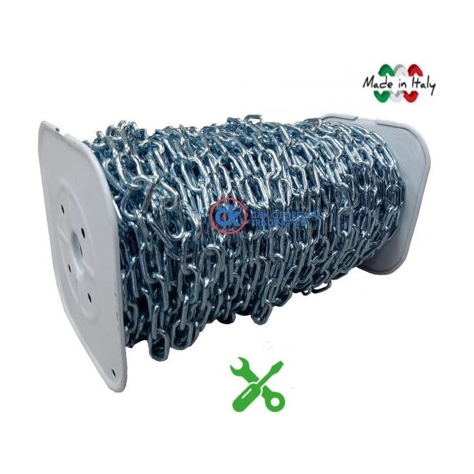 CandK Georgiou Trading Ltd CAT-C02030 Catena galvanizzata 3 mm 50 m colore Acciaio
