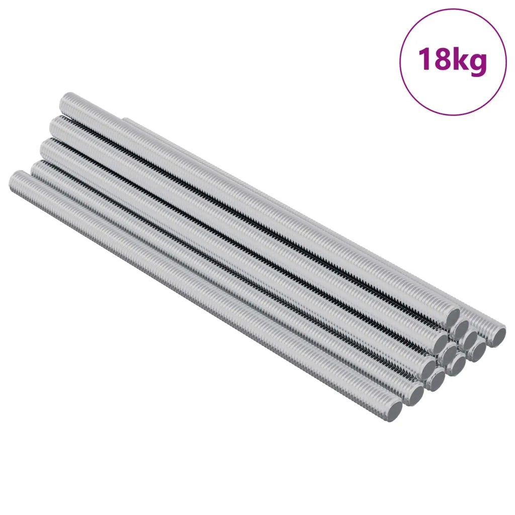Asta Filettata 900 pcs Argento Acciaio 864435