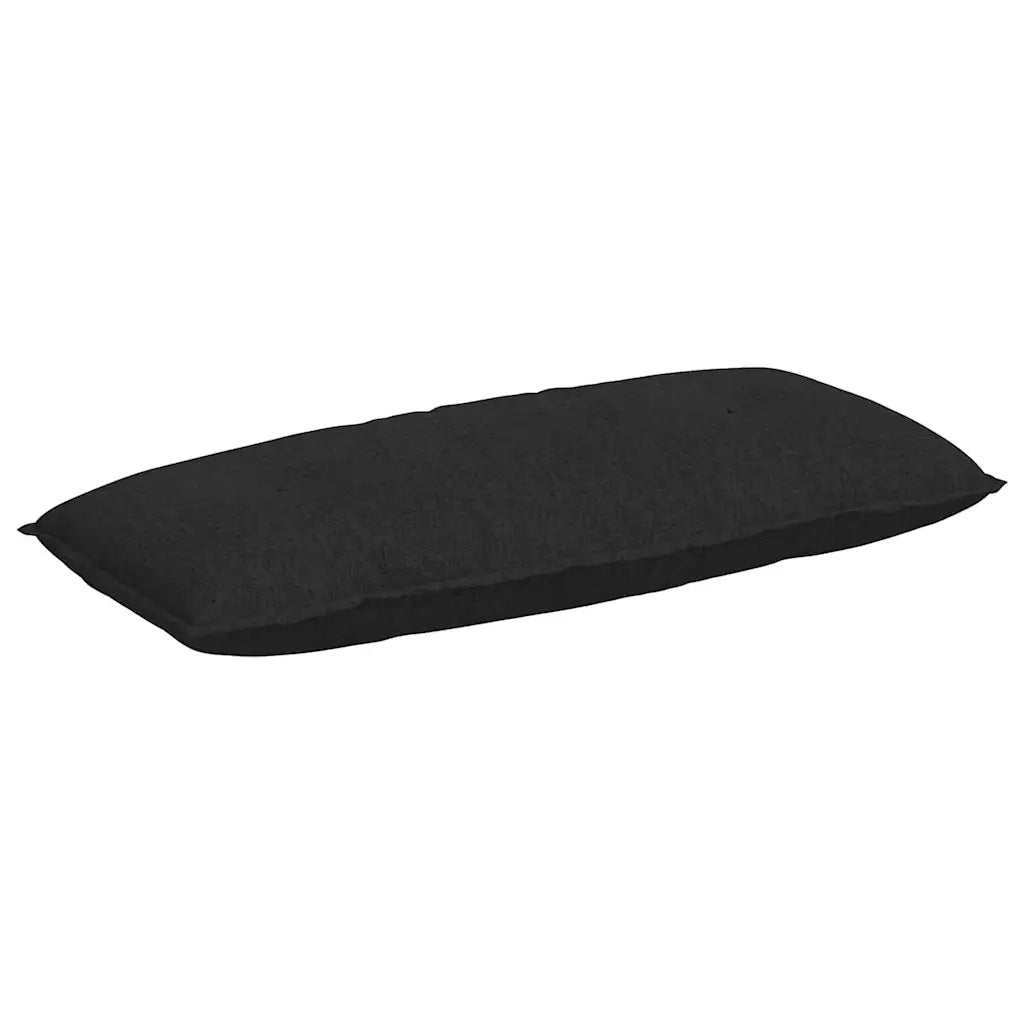 Cuscino per Schiena Nero 120 x 19 x 50 cm Tessuto 42014789