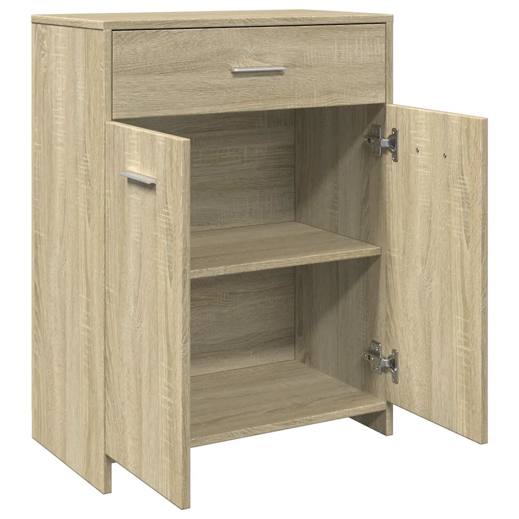 Mobile da Bagno | Armadio da bagno Rovere Sonoma 60x33x80 cm in Legno tecnico