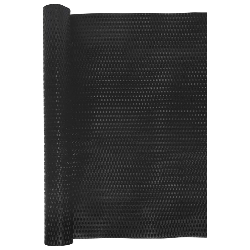 Paravento da Balcone Nero 1000x100 cm in Polyrattan 156309