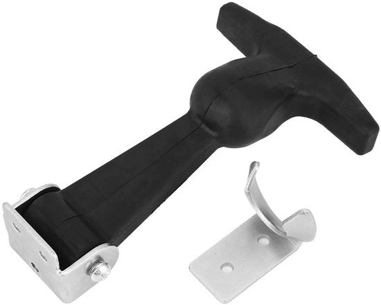 Fermoporta - Gomma/Ferro - Dampening - Incassato - 250N - Leggero - Adatto per veicoli/macchine - Gancio
