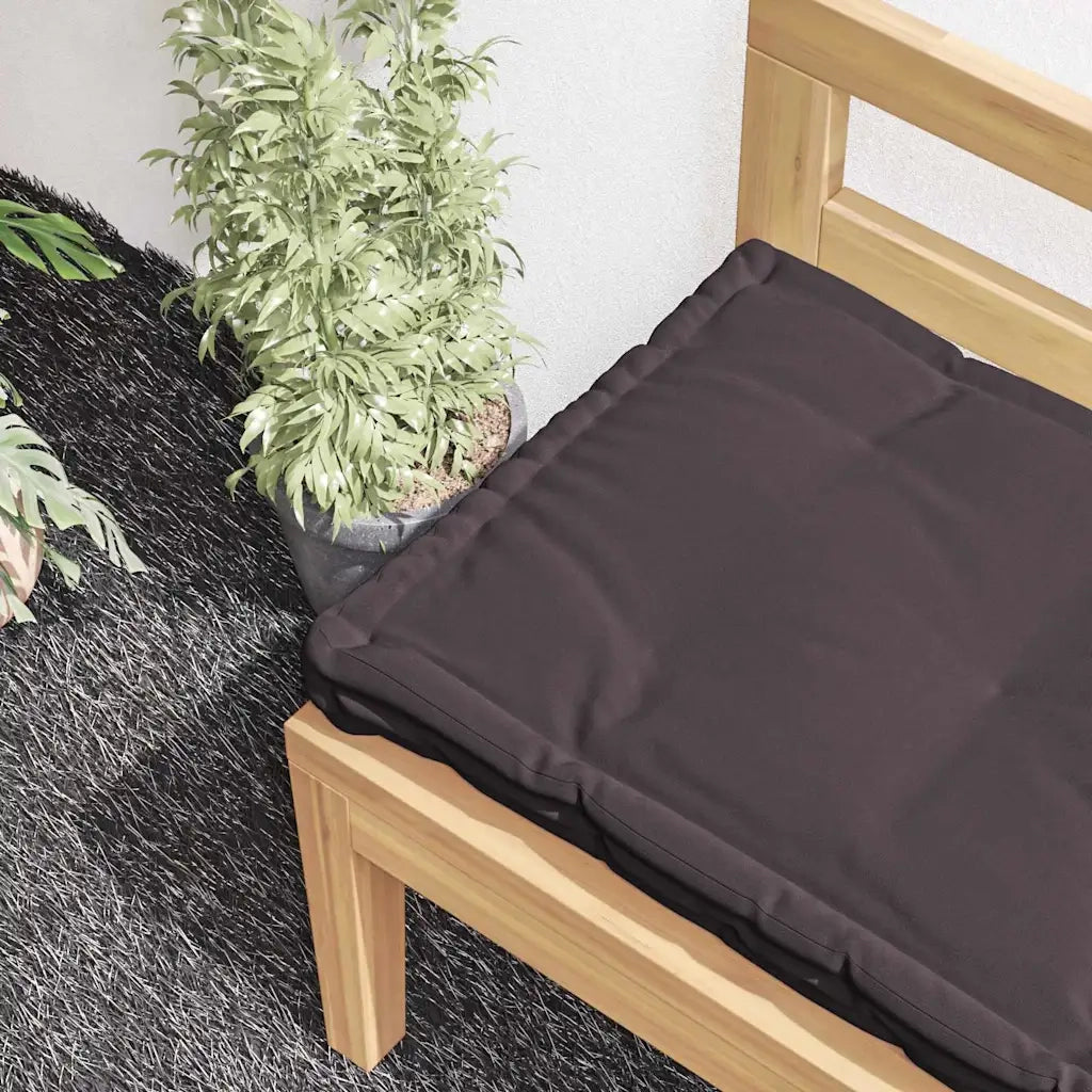 Cuscino per Pallet e Pavimento in Cotone 120x40x7 cm Antracite