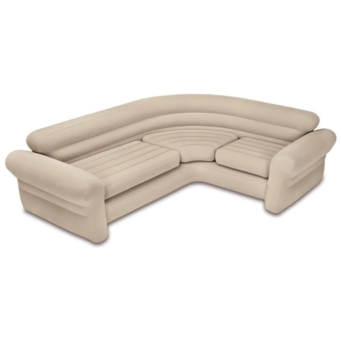 Intex 68575NP Sofa', Beige, 2.57 m x 2.03 m x 76 cm