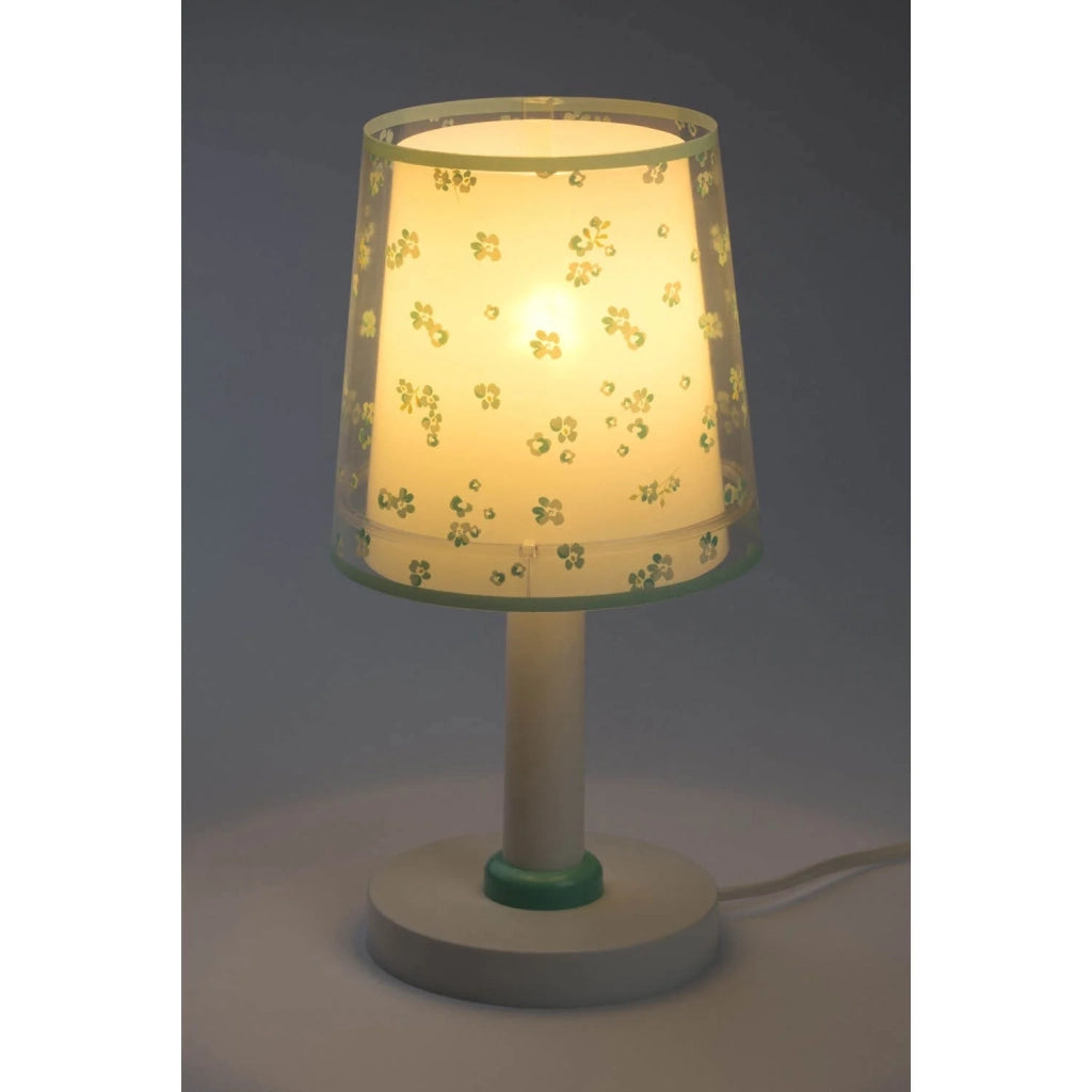 LÚZETE - LAMPADA DA TAVOLO DREAM FLOWERS PER BAMBINI E14 VERDE