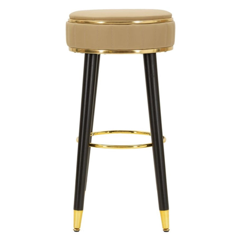 Sgabello Bar London Marrone cm ø 38x74