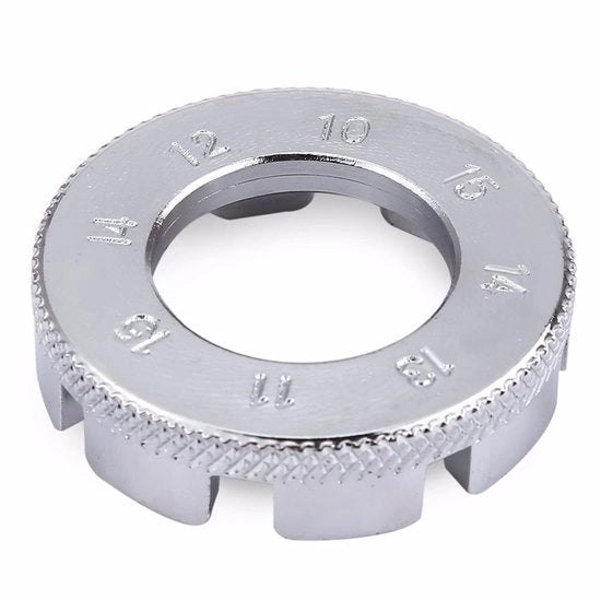 Chiave a stella per bicicletta 8-tracce - Maniglia in acciaio - Regolatore di vite - Chiave per vite di bicicletta - Universale - Diametro 38 mm - Chiave per maniglia di bicicletta
