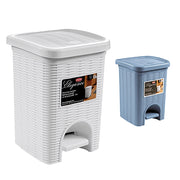 PATTUMIERA A PEDALE 'ELEGANCE' Lt. 6 - col. bianco  - STEFANPLAST
