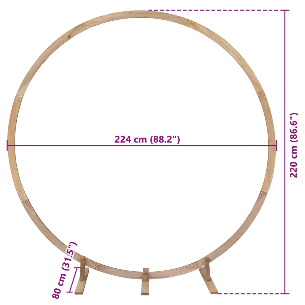 Arco Nuziale Marrone Chiaro 224 x 80 x 220 cm 42019397