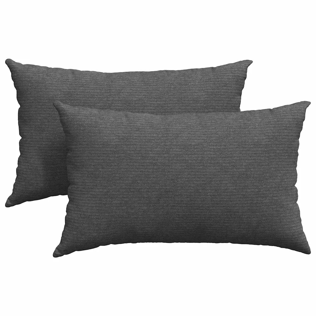 Cuscini da Divano 2 pcs Grigio scuro 50 x 30 cm 42013646