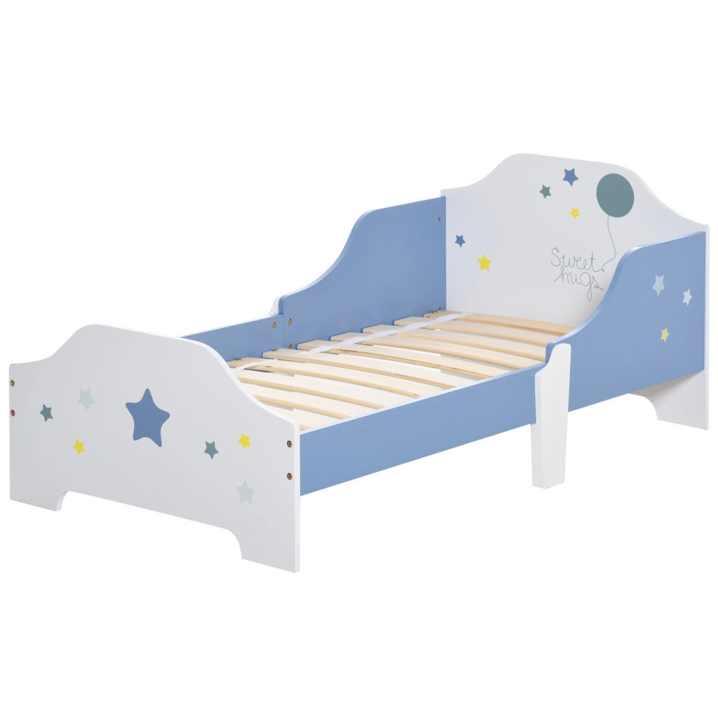 Letto Basso per Bambini ¨C zephmum ¨C Blu e Bianco