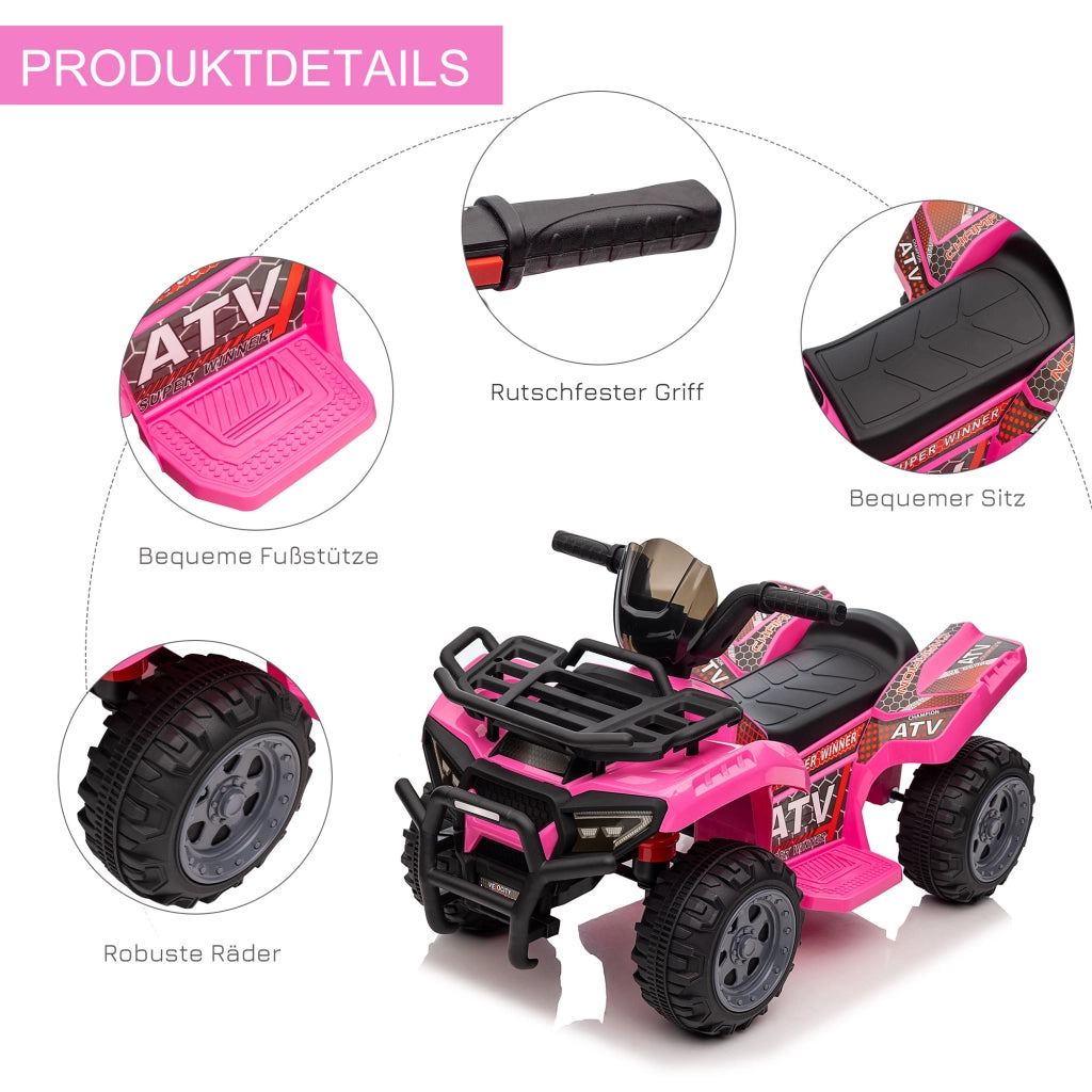 Quad Elettrico per Bambini ¨C Minimal ¨C Rosa