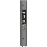 Armadietto Bagno con Cassetto e Ripiani ¨C Minimal ¨C Grigio 60x30x30