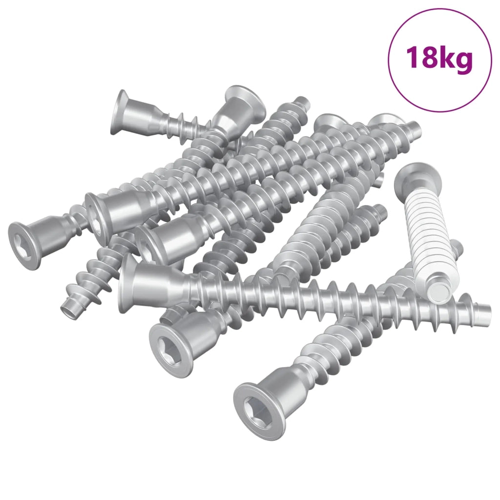 Viti confermat 2100 pcs Argento Metallo