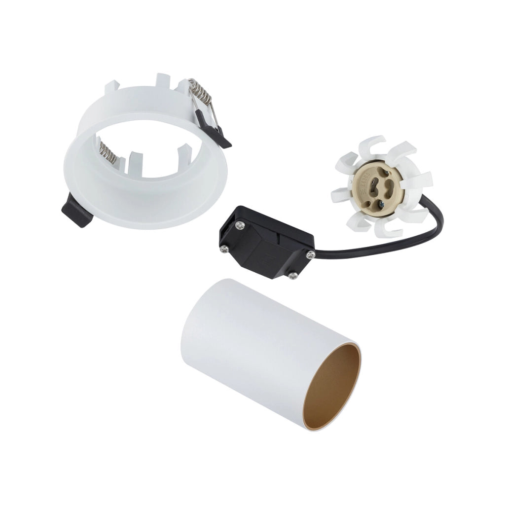 Faretto incasso tondo bianco/oro Mono Slide GU10 Nowodvorski