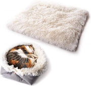 Coperta Opportuna per Animali da Interno e Esterno - Materiale Plush - Bianco