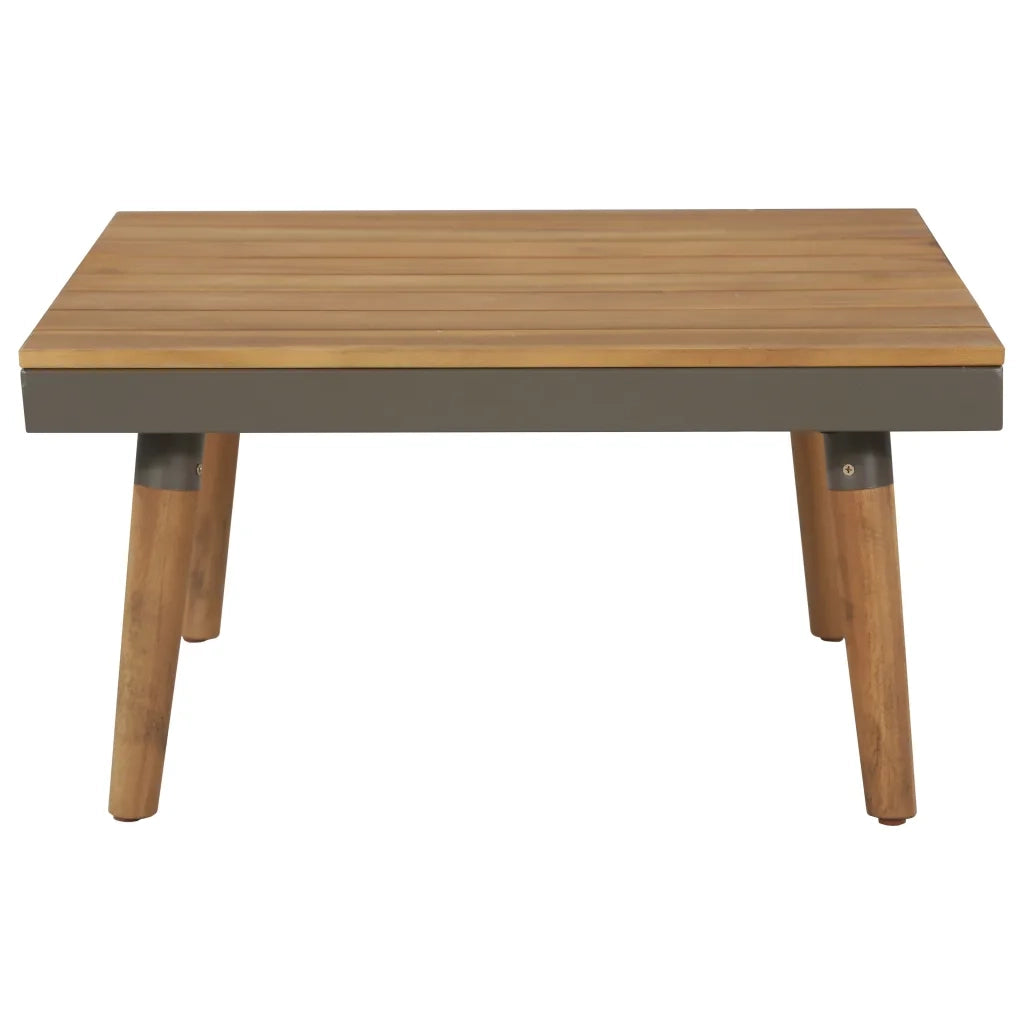 Set Divani da Giardino 4 pz con Cuscini Legno di Acacia Marrone 44240