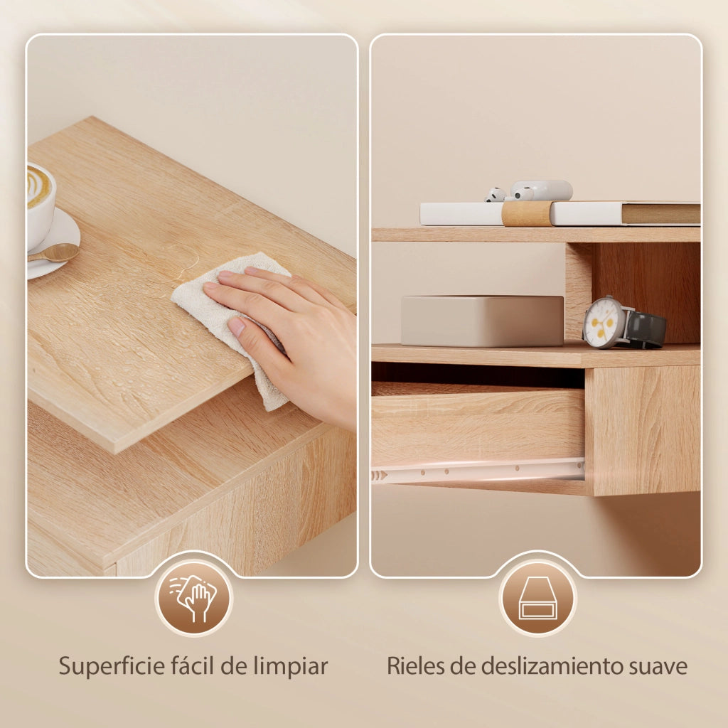 Comodini a Sospensione con Cassetto ¨C zephmum ¨C 35x32x22,5 cm Robe