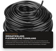 Slang Irrigatore a 50 metri - Sostituto Flexibile in PVC per Giardino - Duraturo - Esterno Resistente ai Sfregamenti - Adatto all'Uso Industriale - Resistente all'Ossidazione