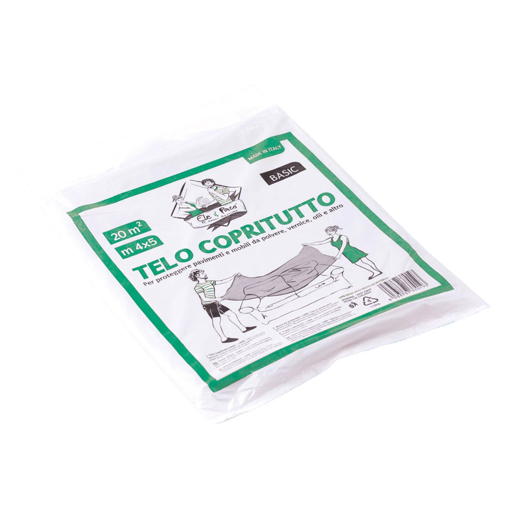 TELO COPRITUTTO MULTIUSO mt 4 x 5 - gr. 240 circa- 60 pezzi