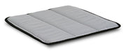 Cuscino trapuntato impermeabile AIO FACTORY 50x50 cm, cuscino da giardino grigio scuro