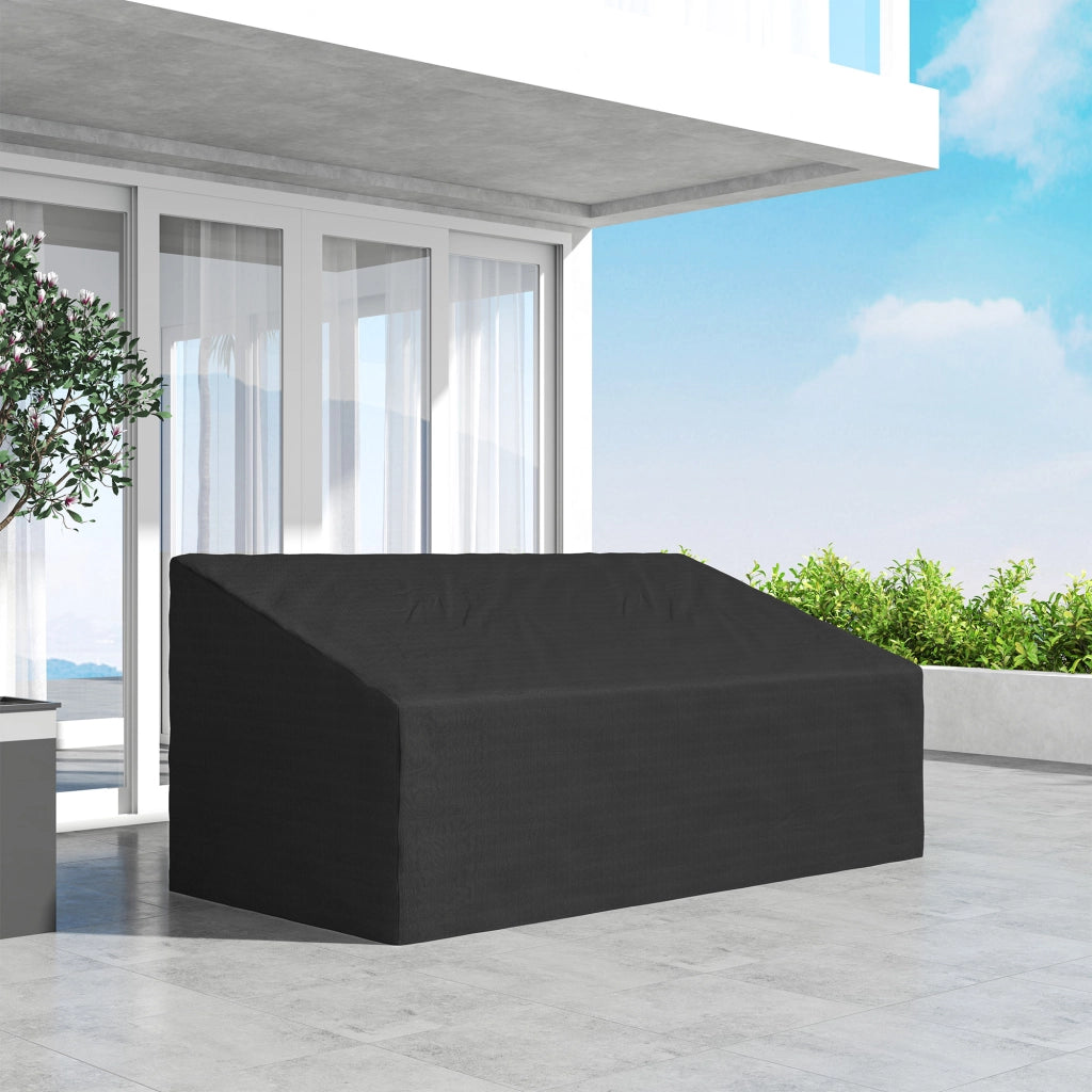 Housses per divano da esterno 3 posti ¨C Minimal ¨C 218x111x63/101 cm nero