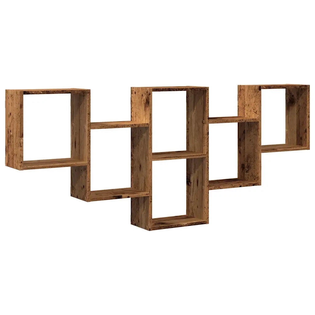 Scaffale a Parete Legno Vecchio 159x18x66 cm in Truciolato 853306